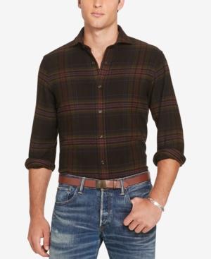 Polo Ralph Lauren Men's Plaid Long-sleeve Shirt