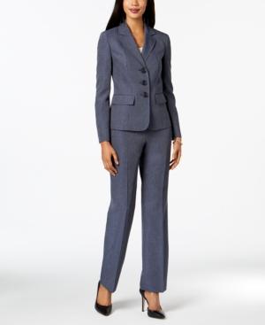 Le Suit Denim Pantsuit
