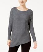 Inc International Concepts Asymmetrical Sweater, Created For Macy's