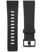 Fitbit Versa Classic Black Elastomer Accessory Band Fb166abbks & Fb166abbkl