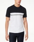 Armani Exchange Men's Colorblocked Logo-t-shirt, Created For Macy's