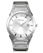 Bulova Watch, Men's Stainless Steel Bracelet 38mm 96b015