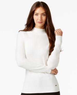 Calvin Klein Ribbed Mock-neck Sweater