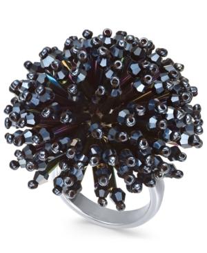 I.n.c. Silver-tone Multi-bead Burst Statement Ring, Created For Macy's