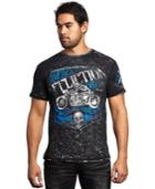 Affliction Reversible Motor Oil T-shirt