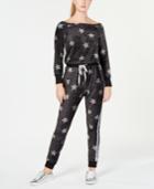 Material Girl Active Juniors' Off-the-shoulder Jumpsuit, Created For Macy's