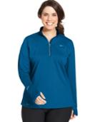 Nike Plus Size Element Long-sleeve Dri-fit Half-zip Top Clone
