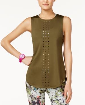 Energie Active Juniors' Lark Laser-cut Sporty Tank Top