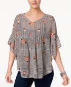 Style & Co Printed Pleated Top In Regular & Petite Sizes, Created For Macy's