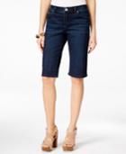 Inc International Concepts Denim Diva Wash Bermuda Shorts, Only At Macy's