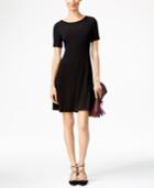 Weekend Max Mara Murano Pleated Fit & Flare Dress