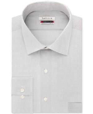 Van Heusen Men's Regular Fit Wrinkle-free Flex Collar Stretch Pattern Dress Shirt