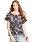 Denim & Supply Ralph Lauren Printed Short-sleeve Sweater
