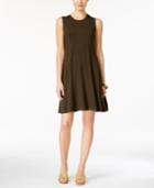 Style & Co. Petite Sleeveless Swing Dress, Only At Macy