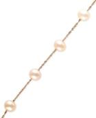 Effy Cultured Freshwater Pearl Station Bracelet (5-1/2-6mm) In 14k Rose Gold