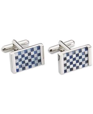 Geoffrey Beene Checkered Cufflinks