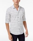 Alfani Men's Riggins Varied-stripe Cotton Shirt, Only At Macy's