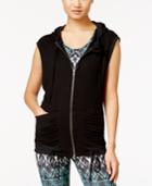 Karen Kane Hooded Active Vest