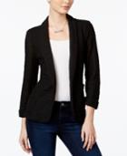 Maison Jules Open-front Knit Blazer, Created For Macy's
