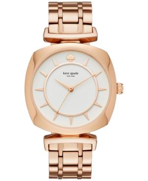 Kate Spade New York Women's Barrow Rose Gold-tone Stainless Steel Bracelet Watch 34mm Ksw1229
