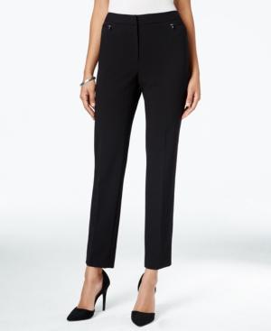 Tahari Asl Zip-pocket Bi-stretch Trousers