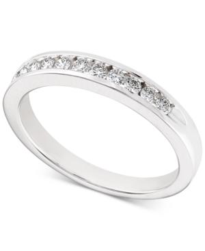 Diamond Channel-set Band (1/4 Ct. T.w.) In 14k White Gold
