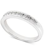 Diamond Channel-set Band (1/4 Ct. T.w.) In 14k White Gold