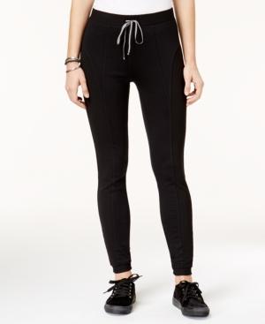 Be Bop Juniors' Rib-knit Jogger Leggings