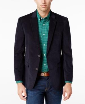 Tommy Hilfiger Men's Slim-fit Corduroy Elbow Patch Sport Coat