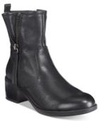Clarks Collection Women's Nevella Devon Zippered Booties Women's Shoes