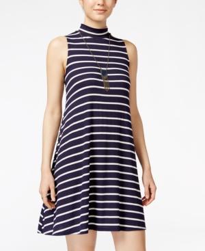 Bcx Juniors' Striped Necklace Shift Dress