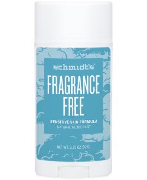 Schmidt's Deodorant Fragrance Free Sensitive Skin Deodorant Stick