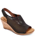 Rockport Women's Briah Perforated Slingback Wedges Women's Shoes