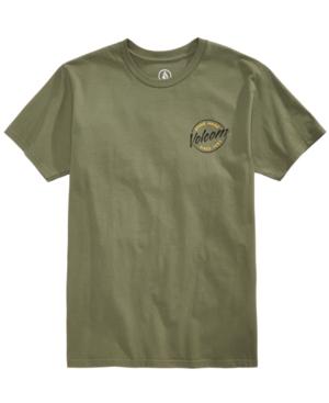 Volcom Men's Script Slash Logo-print T-shirt, Created For Macy's