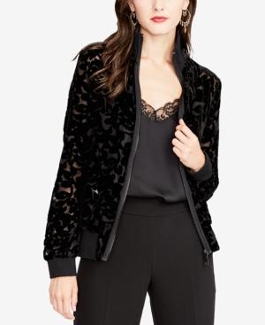 Rachel Rachel Roy Floral-burnout Track Jacket