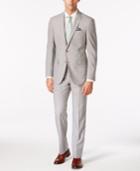 Tallia Men's Light Grey Slim Fit Suit