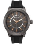 Kenneth Cole Reaction Men's Black Silicone Strap Watch 49mm 10030944
