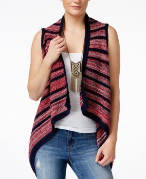 Lucky Brand American Striped Asymmetrical Vest