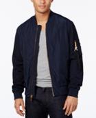 Sean John Men's Pique-sleeve Bomber Jacket, Only At Macy's