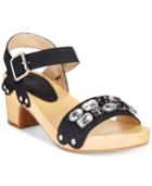 Mojo Moxy Strawberry Two-piece Wooden Platform Sandals Women's Shoes
