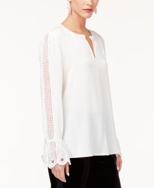 Kobi Crochet-trim Top, Created For Macy's