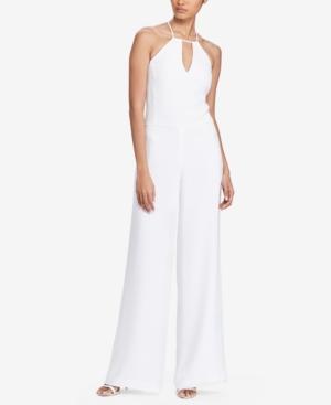 Polo Ralph Lauren Crepe Keyhole Jumpsuit