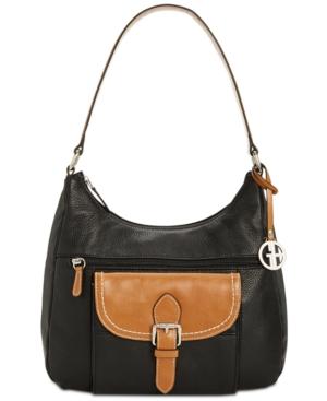 Giani Bernini Pebble Leather Medium Hobo, Created For Macy's