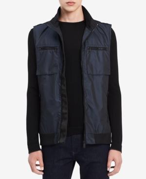 Calvin Klein Men's Vest With Zip-out Hood