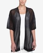 Catherine Catherine Malandrino Short-sleeve Sheer Cardigan