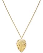Thalia Sodi Gold-tone Palm Leaf Long Pendant Necklace, 32 + 3 Extension, Created For Macy's
