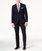 Kenneth Cole New York Men's Navy Slim-fit Performance Suit