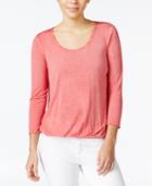 Jessica Simpson Layered-look Open-back Top