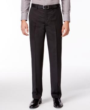 Dkny Black Pindot Pants Slim Fit