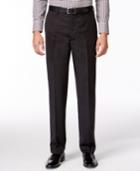 Dkny Black Pindot Pants Slim Fit